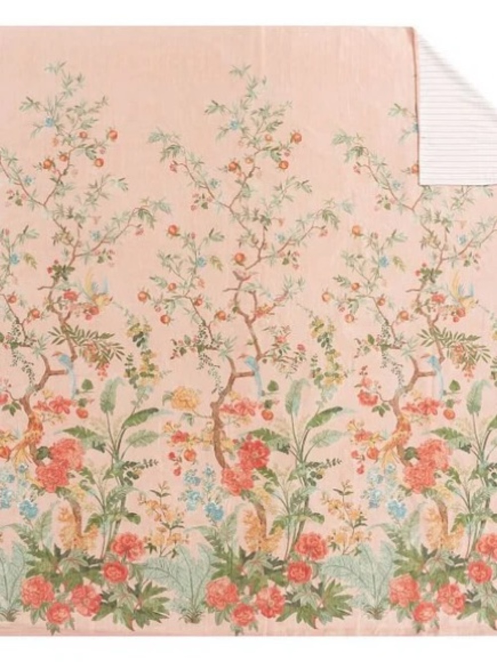 Pottery Barn 3 Piece Mariella Queen Chinoiserie Floral Pastel Duvet - Picture 2 of 13